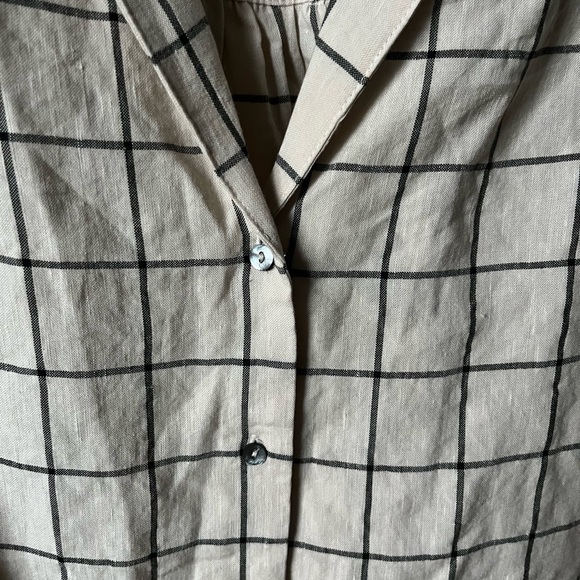 A Bronze Age Linen Romeo Button Down Shirt XS - Picture 6 of 6